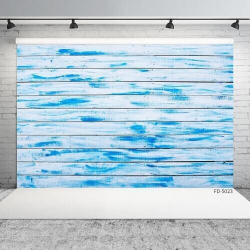 Old Fading blue wooden board texture Vinyl Backdrop Baby Newborn Portrait Toy Photography Background Photocall Photo Studio Prop