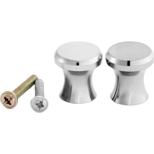 2Pcs Aluminium Alloy Cabinet Pull Cupboard Drawer Handle Knobs Wardrobe Knob With Screw Furniture Hardware