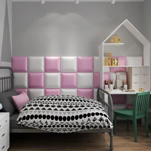 Animal 3D Headboard Wall Sticker Bed Headboards Kids Room Anti-collision Soft Bag Tatami Nursery Decor Self-adhesive Wallpaper