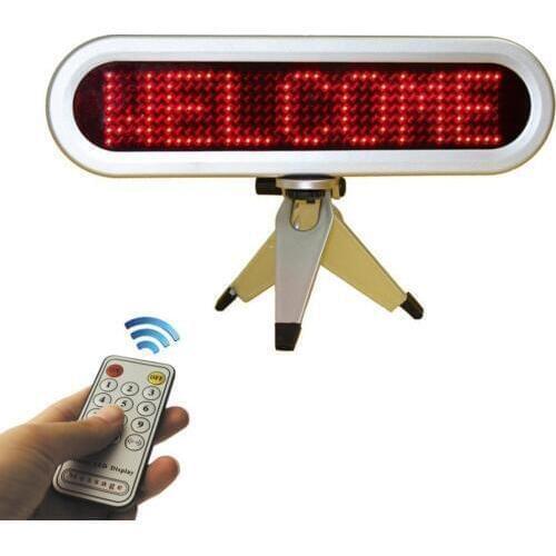 7x41 Pixels Led Scrolling Display Board Moving Red Message,Choose Message By Remote Controller