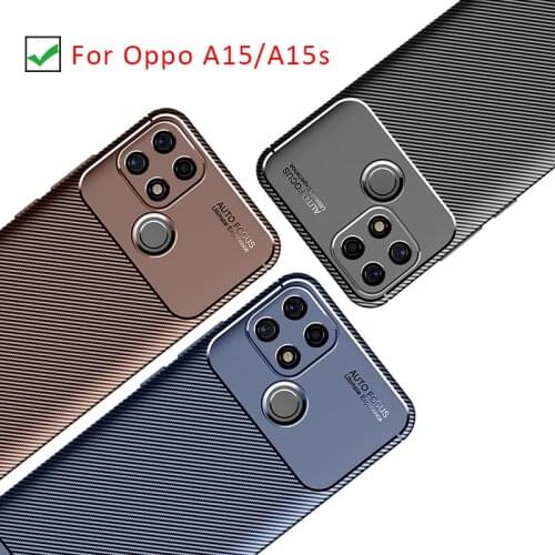 Case for oppo a15 a15s bumper cover on a 15 s 15s 15a oppoa15 oppoa15s protective phone coque back bag silicone matte soft tpu