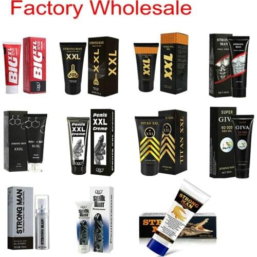 Male Penis Enlargement and Strengthening Massage Gel Cream Sex Delay Adult Sex Products Wholesale 4PCS/Lot