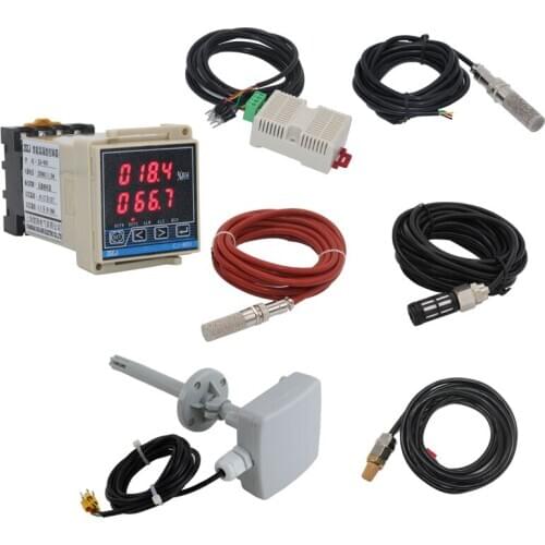 Humidity meter 0-99.9%RH digital moisture meter humidity Controller with relay output include humidity sensor CJ-601 hygrometer