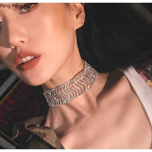 2021European and American fashion personality elements trendy women Necklace retro simple multi-layer neck chain