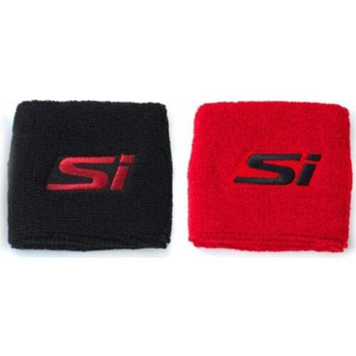 Red/Black SI mugen honda JDM Style Reservoir Brake Clutch Oil Tank Cap Sock