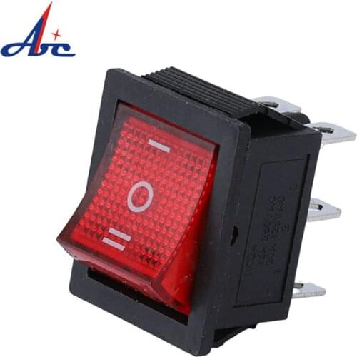 Red Lmap Lighting 12Volt/220Vac 3 Position ON OFF ON 6pin Rocker Switch t120 Waterproof rocker switch