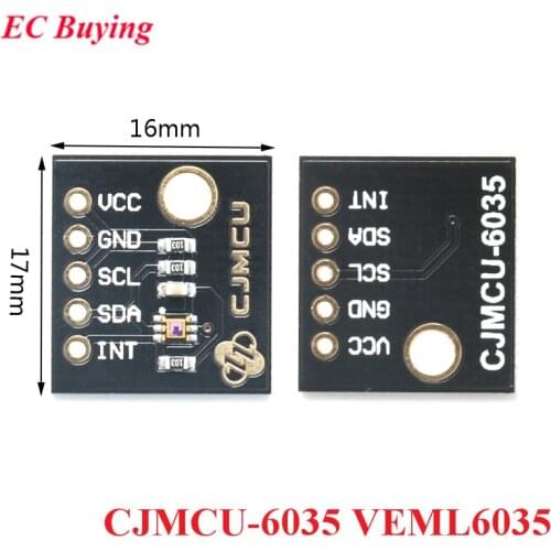 VEML6035 Ambient Light Sensor Module 3.3V I2C IIC Interface 16-bit Low Power Consumption High Sensitivity CMOS CJMCU-6035