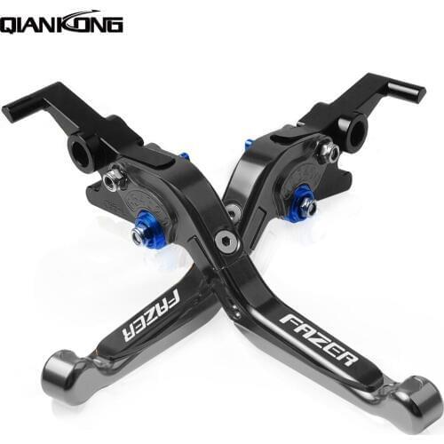 Motorcycle CNC Adjustable Brake Clutch Levers handle for yamaha FZ6 FAZER 2004 2005 2006 2007 2008 2009 2010 FZ6 FAZER