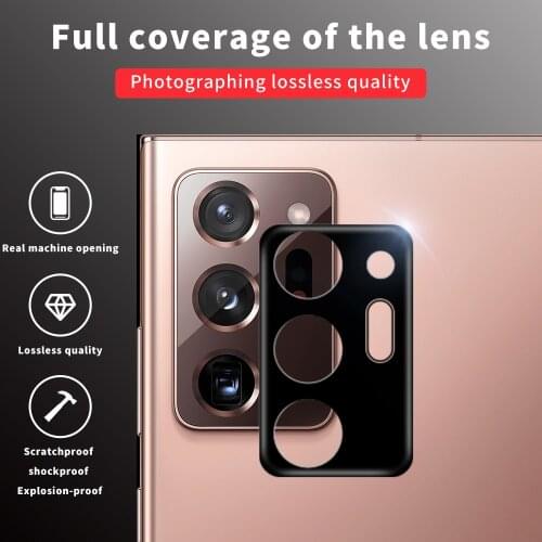 2CS Camera Lens Cover For Samsung Galaxy Note 20 Ultra S20 Plus Note 10 Lite Protective Case Quality Lens Film