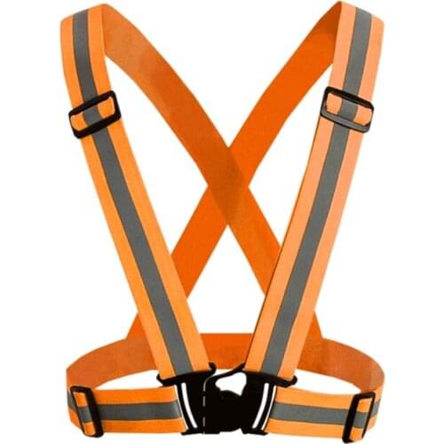 High Visibility Neon Reflective Belt Safety Vest Fit For Running Cycling Sports