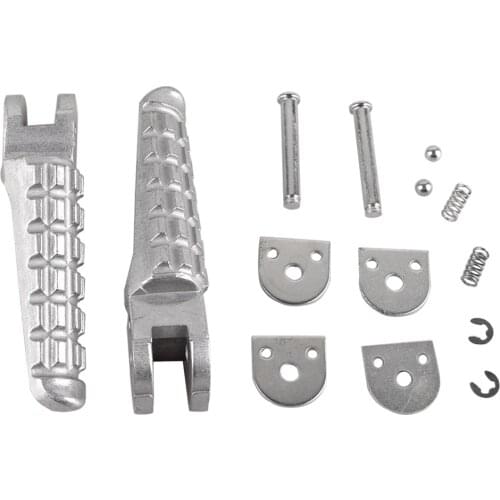 Motorcycle Footpegs Rear Passenger Footrests Pegs Mount Bracket Kit For Ducati Monster 696 796 2009 2010 2011 2012 2013