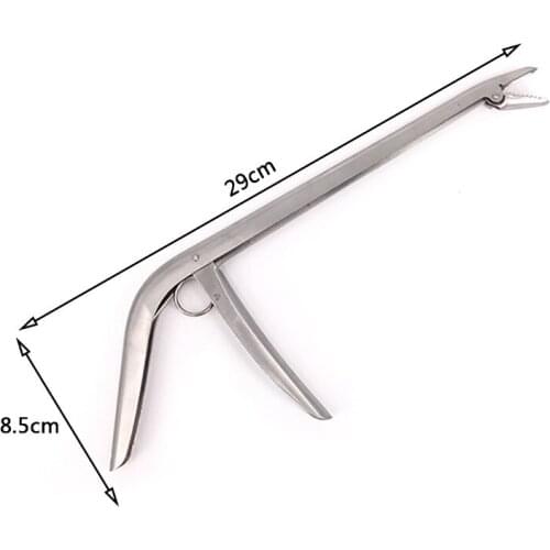 Stainless Steel Fishing Hook Remover Unhooking Device Fish Clamp Clip Catch Remover Plier Fishing Tool Decoupling Device