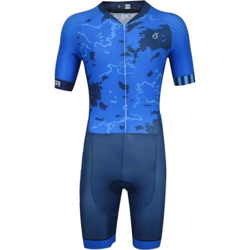 2021 Pro Team Triathlon Suit Men Cycling Clothing Skinsuit Jumpsuit Maillot Cycling Jersey Set Ropa Ciclismo Bike Clothing