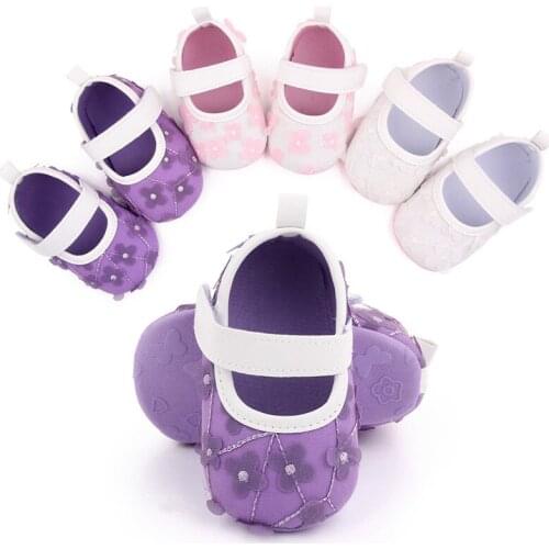 Cute Kids Baby Girls Shoes New Newborn Soft Sole Cotton First Walkers Infant Girls Princess Shoes для малышей от 0 до 1 года