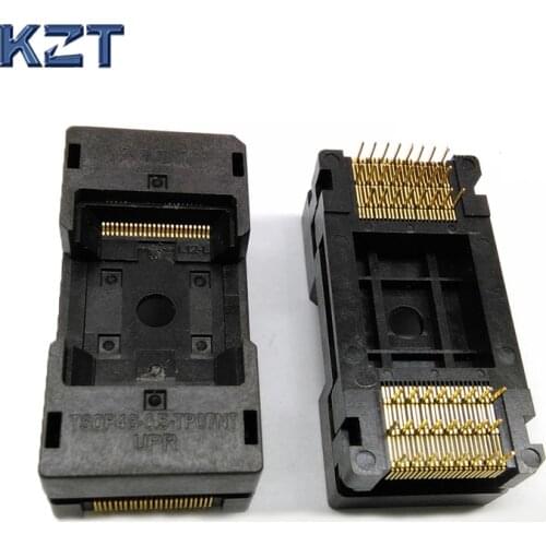 TSOP48 Long Open Top Burn in Socket Pin Pitch 0.5mm IC Test Socket Adapter The Transposon Adapter Conversion Block