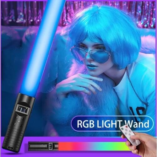Fill Light RGB Stick Light Colorful With Tripod Stand Lamp Party Handheld Flash Adjustable For Tiktok Youtube Photography Video