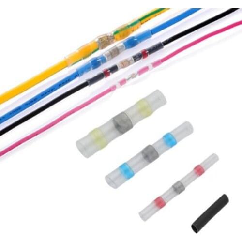 100pcs Heat Shrink Solder Sleeve Butt Splice Wire Connector Waterproof Fashion
