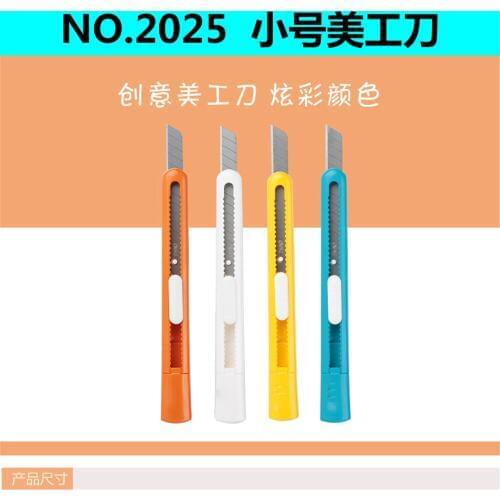 4pcs/lot Zinc Alloy Utility Knife Paper Cutter Razor Blades Knife School and Office Stationery Tools