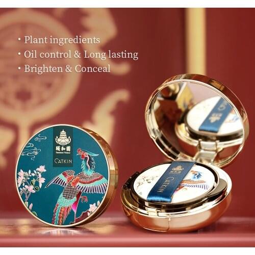 CATKIN Air Cushion BB CC Cream Glow Foundation Cream For Face Moisturizing Concealer Whitening Beauty Base Cream Cosmetics