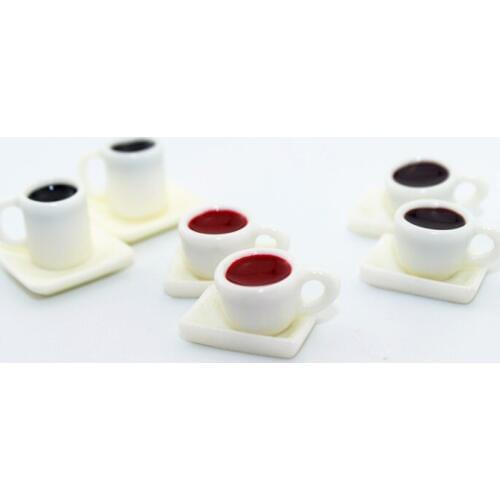 G05-X4581 children baby gift Toy 1:12 Dollhouse mini Furniture Miniature rement mini coffee Mug set