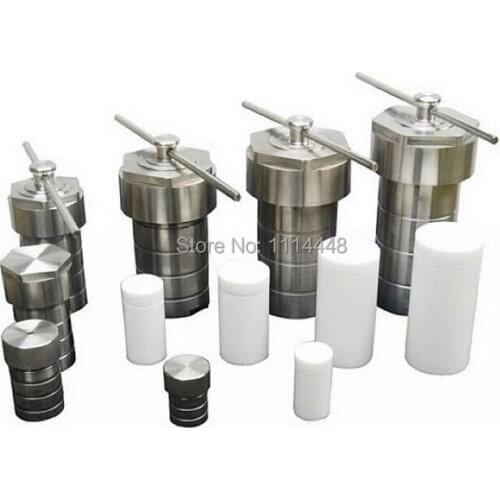 25ml Stainless Steel High Pressure Hydrothermal Autoclave Reactor Tank Chamber withTeflon Lined Hydrothermal Synthesis 25ml