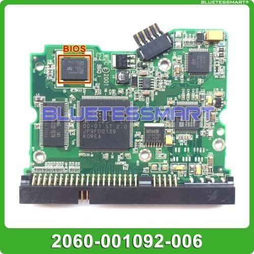 HDD PCB circuit board 2060-001092-006 REV A for WD 3.5 IDE hard drive repair data recovery