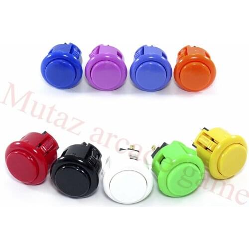 10PCS Original sanwa Rocker sanwa 24mm button push button switch OBSF-24 original sanwa button