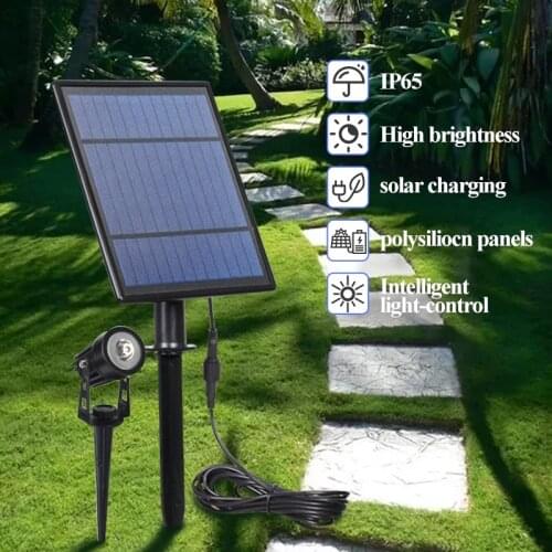 Solar energy lamp waterproof outdoor garden light to shoot the lawn lamp garden villa ultra bright light green light according t