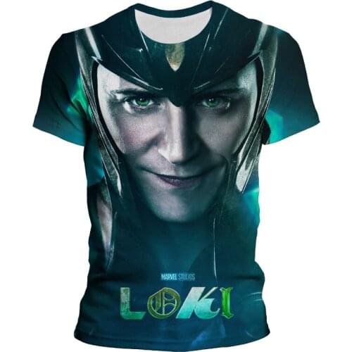 New Marvel Loki Laufeyson 3D Printed T Shirt Men Women Children Shirt Casual Short Sleeve Tops tshirt Summer Cool Tee Clothing
