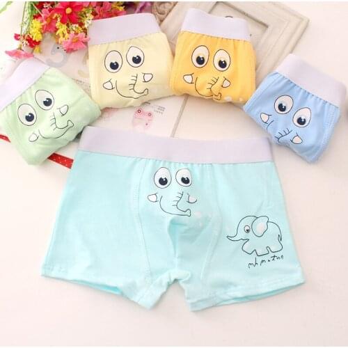 New 6Pcs/Lot Cotton Childrens Underwear Boys Shorts Kid Boy Panties Cartoon Briefs Boxer Underpants Kids Panty Baby Clothing