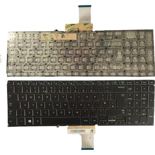 NEW!!! UK For Samsung NP700Z5A NP700Z5B keyboard UK laptop keyboard Frameless Without Backlit Paper