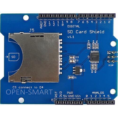 SD / TF Card Shield Expansion Board Memory Shield Module for Arduino