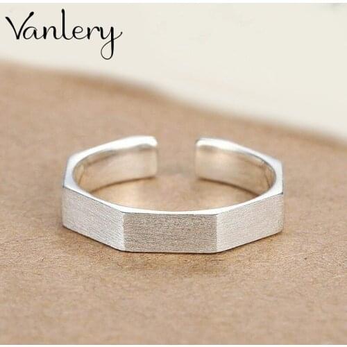 Luxury Brand Hexagon Rings For Women Wedding Statement Jewelry Valentines Gifts Lover Finger Ring