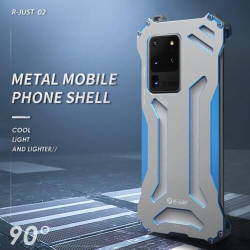 Luxury Metal Armor Shell Anti-fall Protection Case For Samsung S20 Ultra S20 10+ Plus 5G S10E Shockproof Bumper Cover Coque Copa