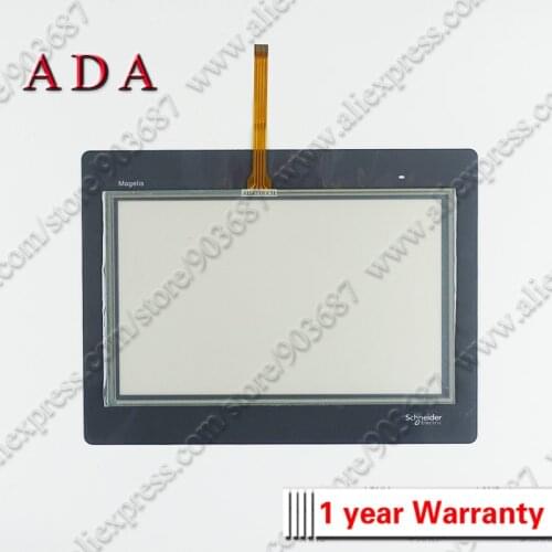 HMIGXU5500 HMIGXU5512 Touch Screen Panel Glass Digitizer for Schneider HMIGXU5500 HMIGXU5512 Touchscreen and Front Label Overlay