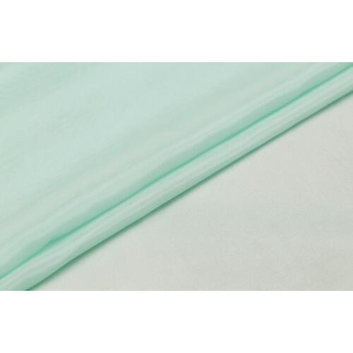 Howmay silk fabric cotton blend 9m/m 55" 140cm 50% silk 50% cotton light green 88# for lining or womens dress scarf hijab