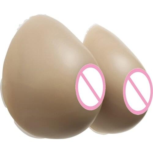 Mastectomy Silicone Breast Forms Self-adhesive Fake Boobs Chest Enhancer for Cosplay Men Women Ajusen