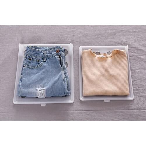 Layer Fast Clothes Fold Board Clothing Organization System Shirt Folder Travel Closet Drawer Stack Household Closet Organizer