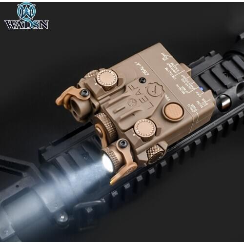 WADSN Tactical PEQ Mini DBAL A2 White Light Illumination & Strobe NO Laser Hunting Rifle Scout Light Laser Sight for 20mm Rail