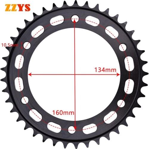 525 41T 41 Tooth Motorcycle Rear Sprocket Gear Staring Wheel For Honda CBR600 CBR600R ABS CBR600RR CBR600RA CBR 600 525-41T