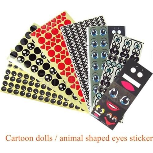 1 PCS Eyes Magic Balloon eyes stickers long balloon Doll skin Balloons Eye Decals modeling Wedding Balloons Decorations DIY