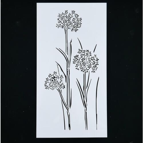 1PC Tree and Flower Shape Reusable Stencil Airbrush Painting Art DIY Home Decor Scrap booking Album Crafts Gift