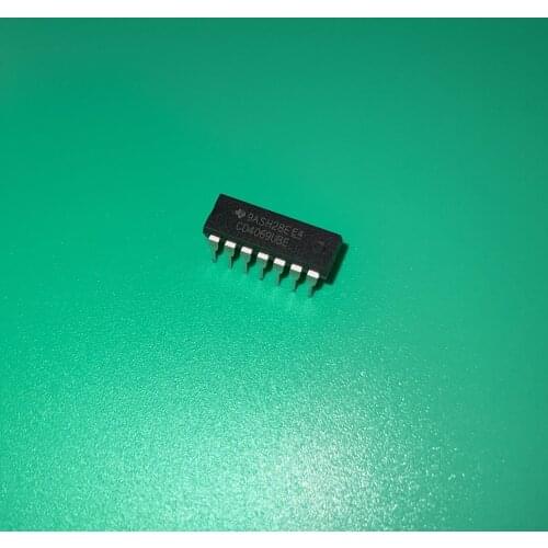 10pcs/lot CD4069UBE DIP14 IC HEX INVERTER 14-DIP CD4069UB CD4069