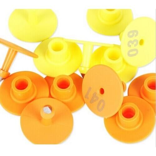 1000 Sets/lot 125KHZ EM4305 Livestock RFID Ear tag Animal ear Tag