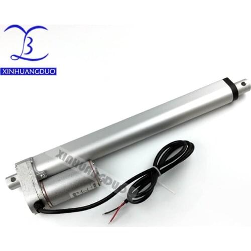12v/24v 550mm/16inch stroke 60N-900N /198LBS micro linear actuator electric linear actuator TV lift high speed linear actuator