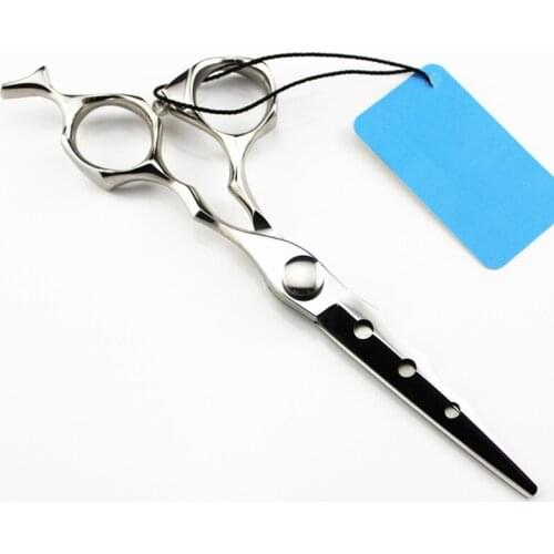 6 inch high grade makas hair scissors hairdresser professional modeling tools to fight thin scissors suit Japan 440c steel
