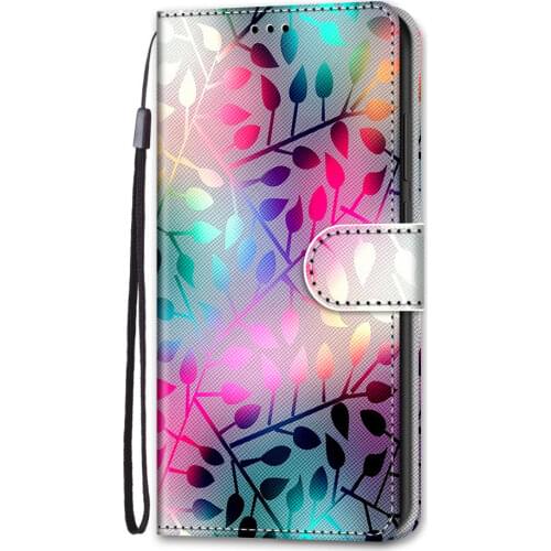 For Huawei Y5 (2017) / Y6 (2017) / Honor 6 Play PU Leather Cute Painted Card Slots Wallet Case Flip Cover