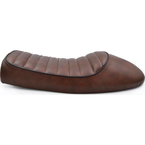 Black Brown Motorcycle Cafe Racer Seat Custom Vintage Hump Saddle Retro Seat For Honda CB125S CB200 CB350 CL350 CB400 Yamaha SR