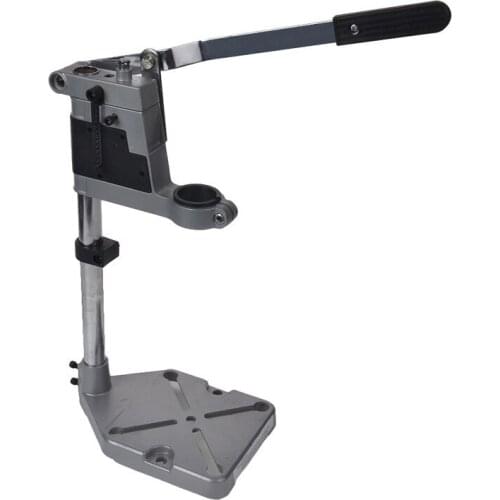 Electric Drill Bracket Aluminum Bottom Single Hole Drill Stand Aluminum Base Drill Single Hole Drill Stand