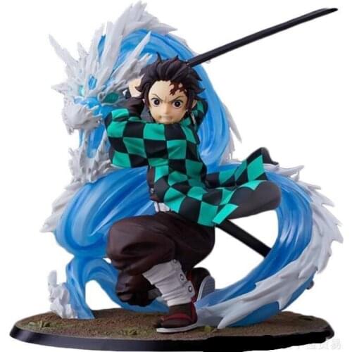 Demon Slayer Cosplay Kimetsu No Yaiba Figures Kamado Tanjirou Kamado Nezuko Anime Figma Dragon Effect Toy Model PVC Doll Figure
